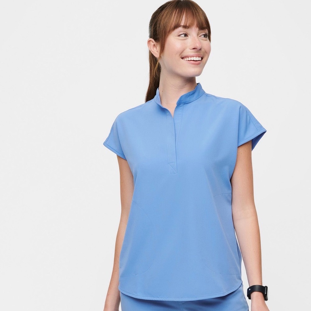 Figs Rafaela top ceil blue